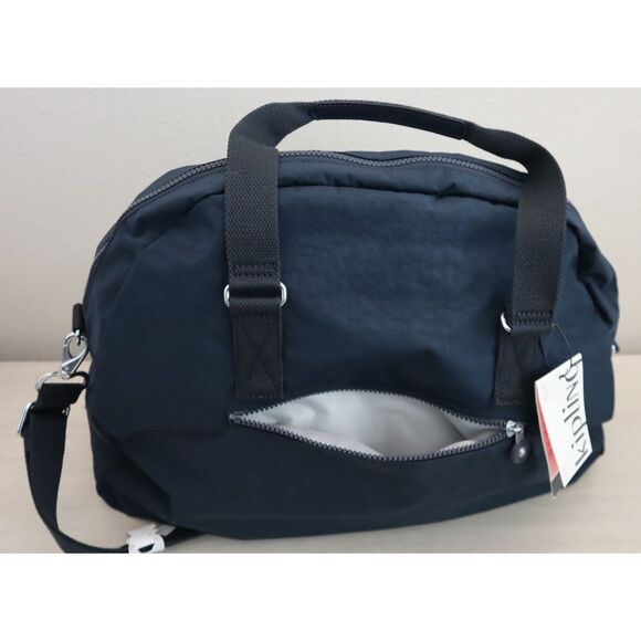 Kipling K15387-4DX Lg. True Blue Tonal Eugina Crossbody Satchel Travel Bag - Picture 6 of 13